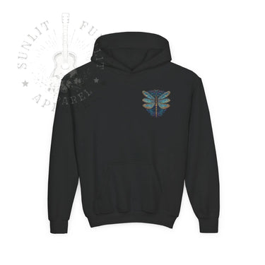 Jelly Somebody Save Me Dragonfly Double Sided Youth Hoodie - Sunlit Funlit Country Music Tees